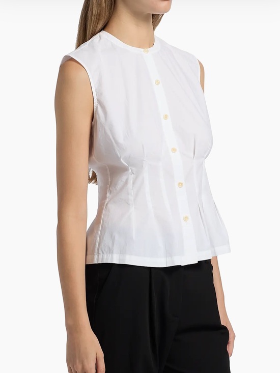 Jenni Kayne Tops - NWT Jenni Kayne Lara Top in White Cotton, size L